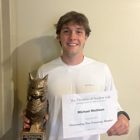 Outstanding new fraternity member